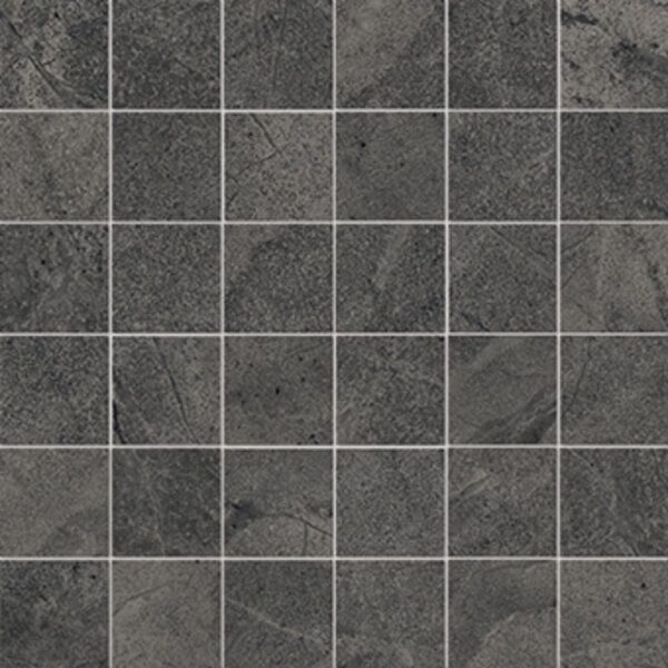 Blue Springs Dk Grey 2x2 Mosaic Matte tile