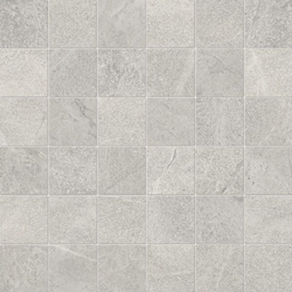 Blue Springs White 2x2 Mosaic Matte tile