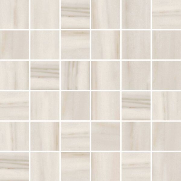Bouquet Beige Shine 2x2 Mosaic Polished tile