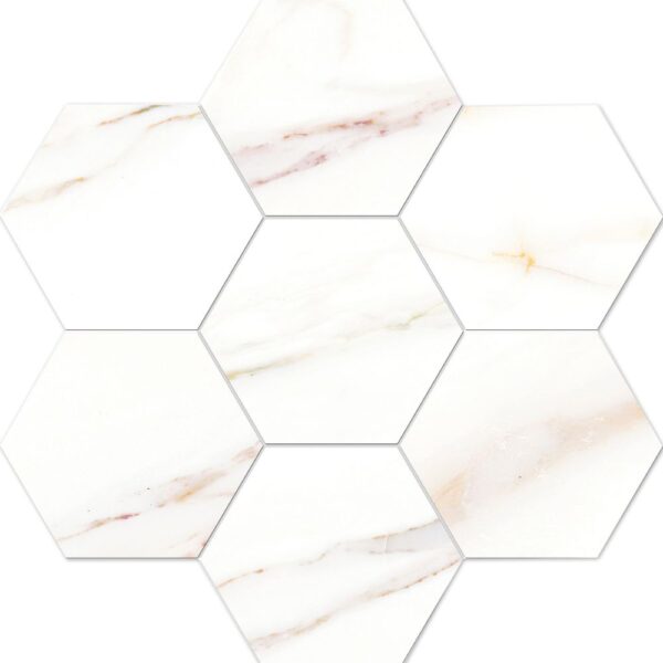 Capri Cava Hexagon Mosaic Satin tile