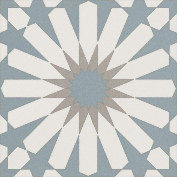 Cement Etna Aster Blue 8x8 D1A1 Matte tile