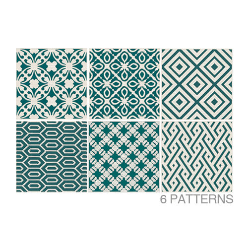 Coastal Ocean 4x4 Deco Glossy tile