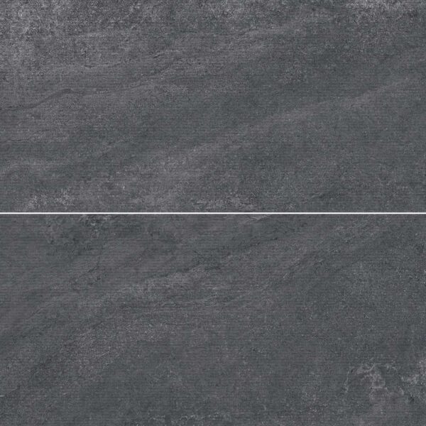 Dolce Black 24x48 Structured Multi-Texture tile