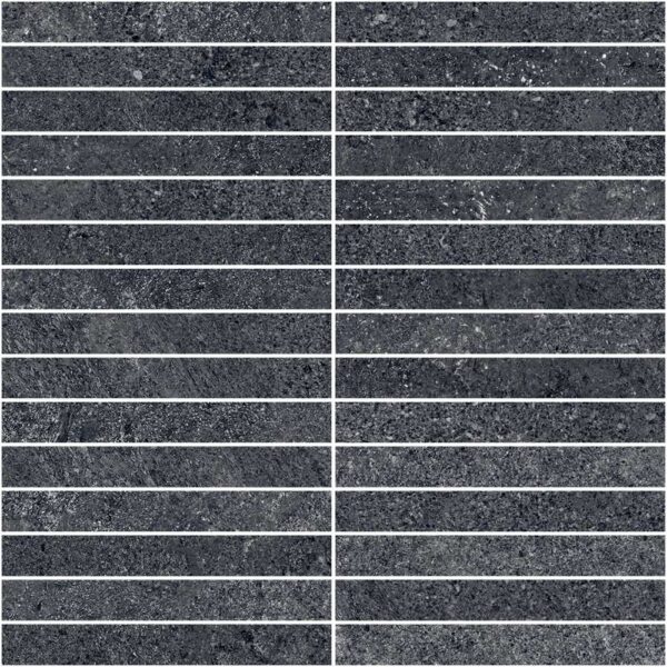 Dolce Black Stack Mosiac Matte tile