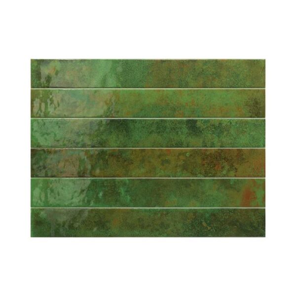 Ibiza Green 2x16 Glossy tile