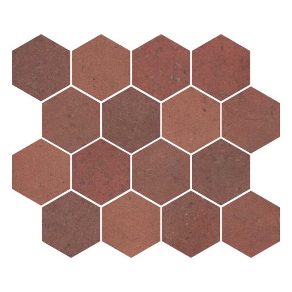 Italia Bruciata Hex Mosaic tile