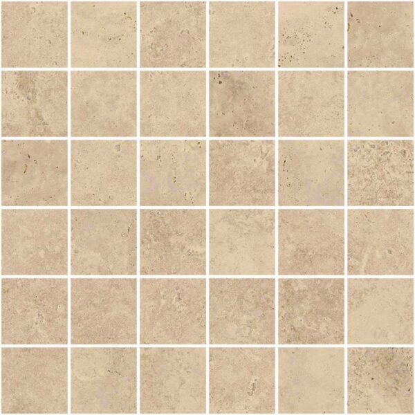 Legend Cream 2x2 Mosaic Matte tile