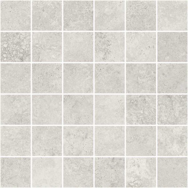 Legend White 2x2 Mosaic Matte tile