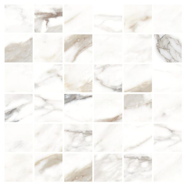 Luca Grey 2x2 Mosaic Satin tile