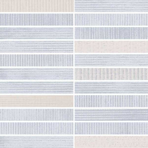 Milan Blue 2x2 Stack Mosaic Matte tile