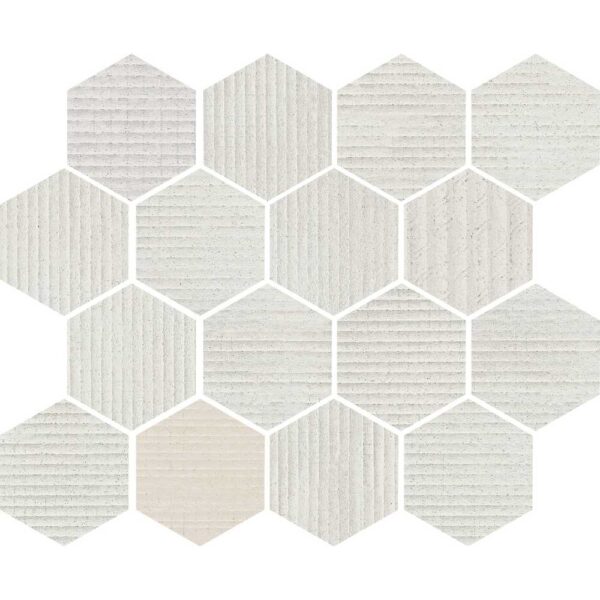 Milan Grey Hexagon Mosaic Matte tile