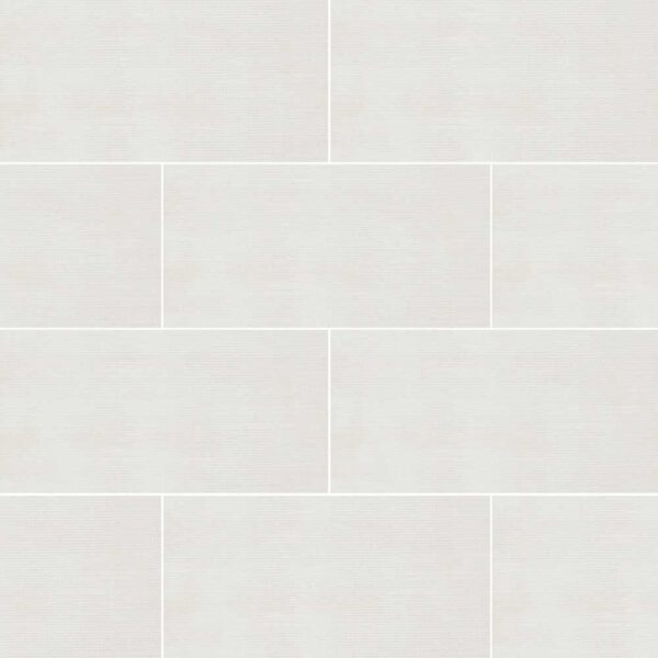 Milan White 12x24 Matte tile