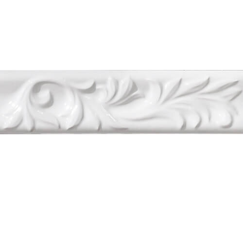 Pietra Santa Bianco 2x10 List Polished tile
