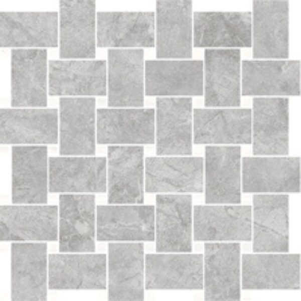 Portofino Grigio Basketweave Polished tile