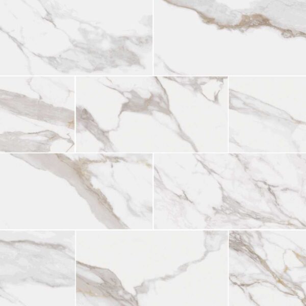 Royal Calacatta Gold 12x24 Matte tile