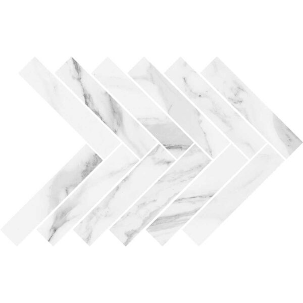 Royal Statuario Herrigbone Matte tile