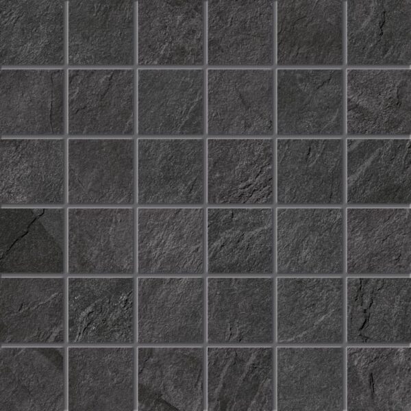 Slateworks Ard Nero 2x2 Mosaic Matte tile