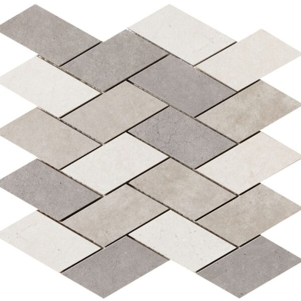Spirit *Tri-Color Herring Mosaic Matte tile