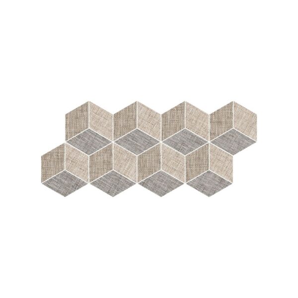 Textile *Hex Mix Dark Mosaic Matte tile