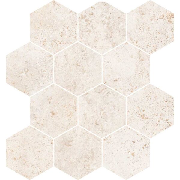 Tivoli Tivoli Bianco Hexagon Mosaic Matte tile