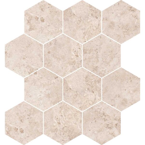 Tivoli Tivoli Tufo Hexagon Mosaic Matte tile