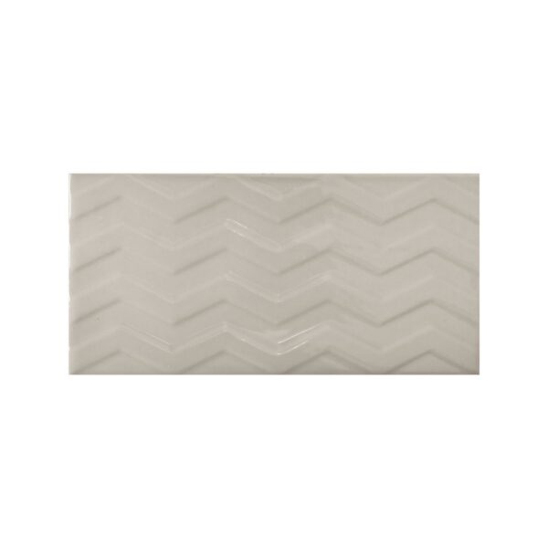 Whisper Tortora Deco D1 3x5 Glossy tile