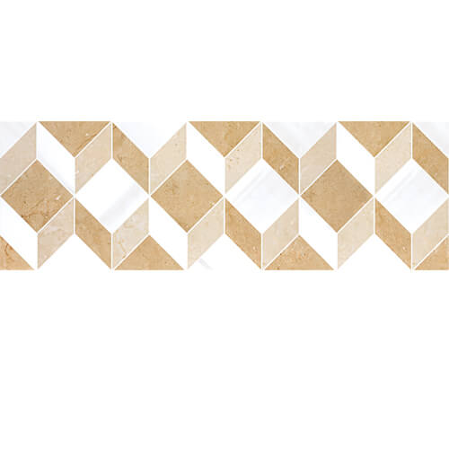 Portofino Wall 10x30 Trial Warm Polished tile