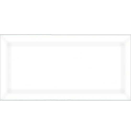 Metro Beveled White 4x8 Glossy tile