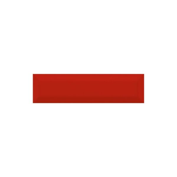 Adonis Red 3x12 Bevel Glossy tile