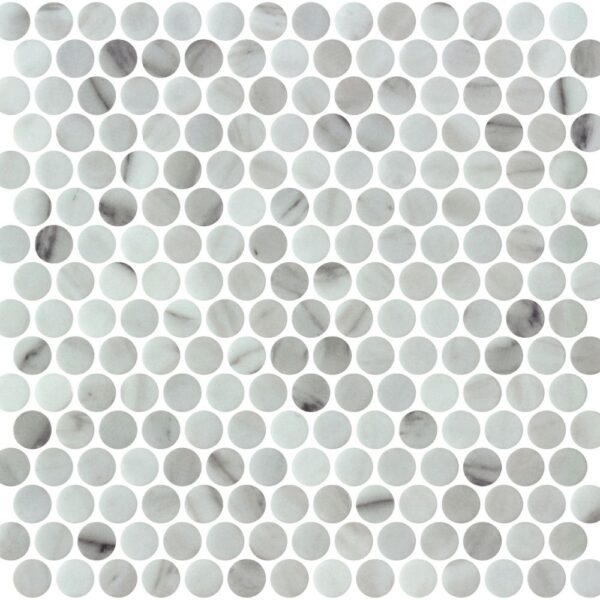 Danby Carrara Penny Matte tile