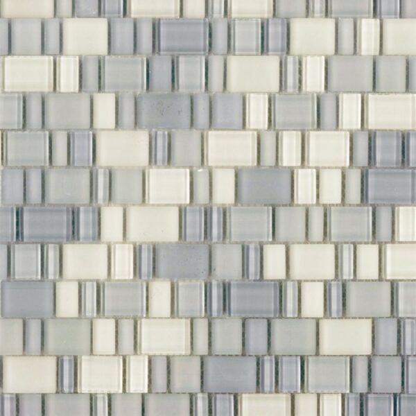 Crystall Glass Cloud/Fog Bond Mosaic Polished tile