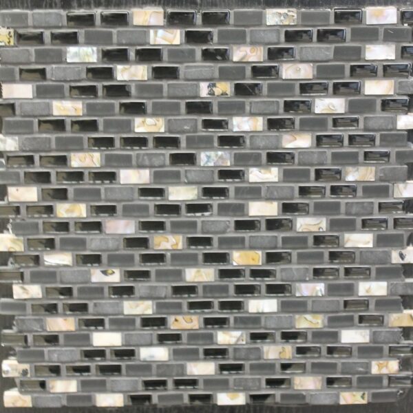 Sea Jewels Midnight Small Brick Multi-Texture tile