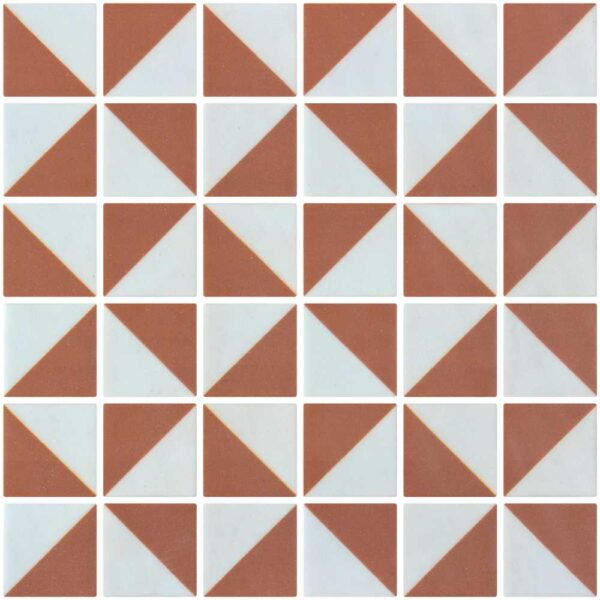 Deco Origami Ginger 2x2 Mosaic tile