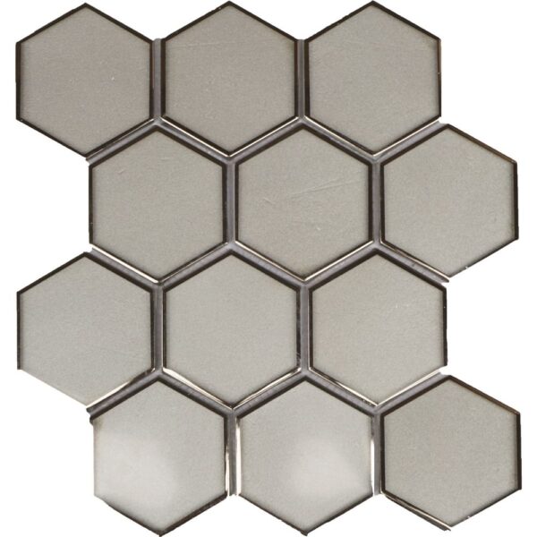 Brilliance Platinum Hex 3 Polished tile