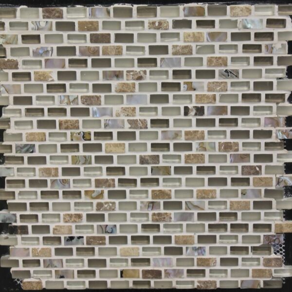 Sea Jewels Sand Small Brick Multi-Texture tile