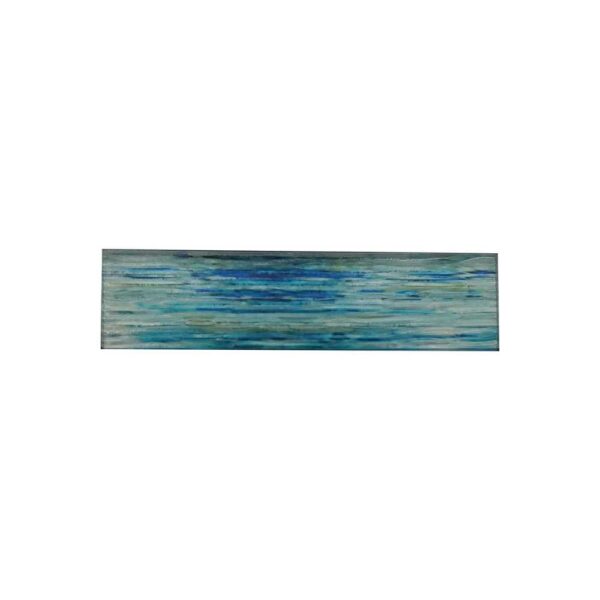 Ripple Glass Sea Green 2x8 Multi-Texture tile