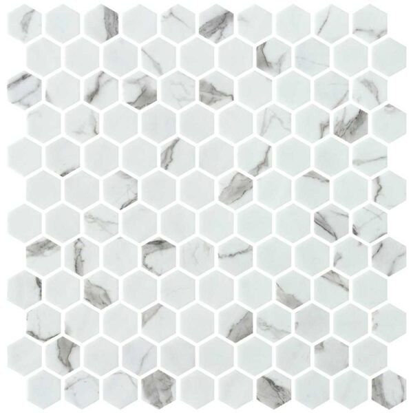 Danby Statuario Hex 1 Matte tile