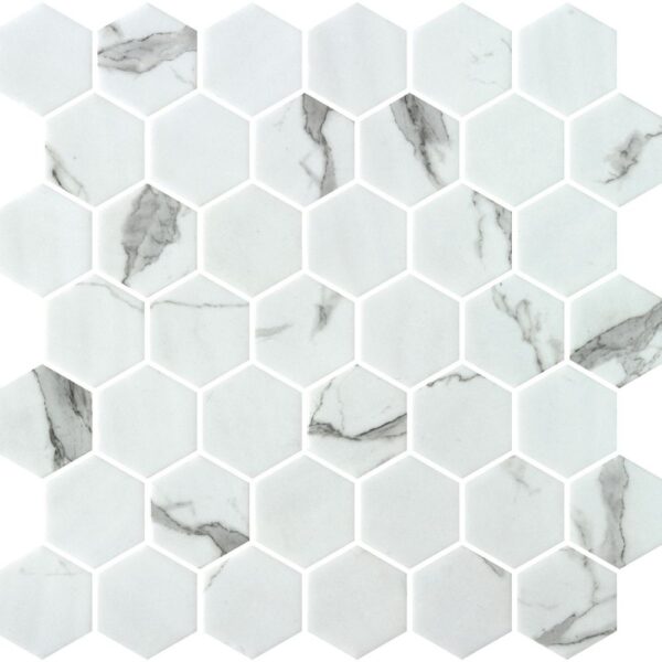 Danby Statuario Hex 2 Matte tile