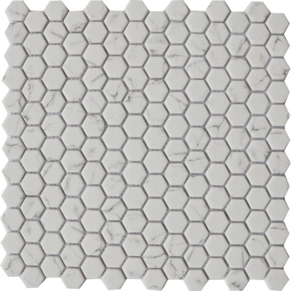 Digital Glass Stauario Hex 1 Matte tile