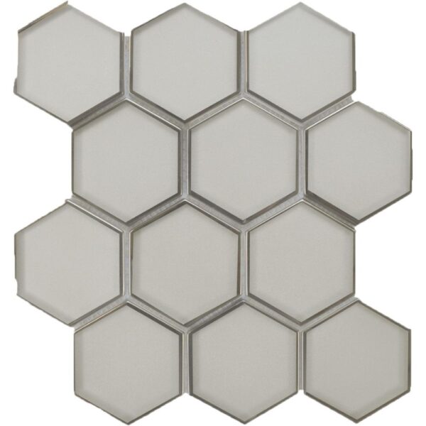 Brilliance White Hex 3 Polished tile