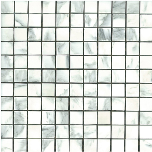 Arabescato 1x1 Mosaic Honed tile