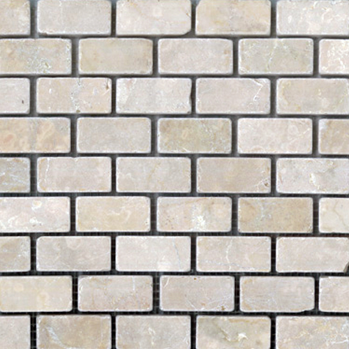 Botticino 2x1 Tumbled tile