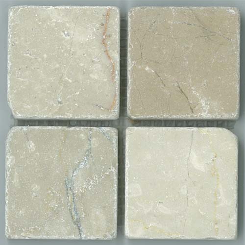 Botticino 2x2 Tumbled tile