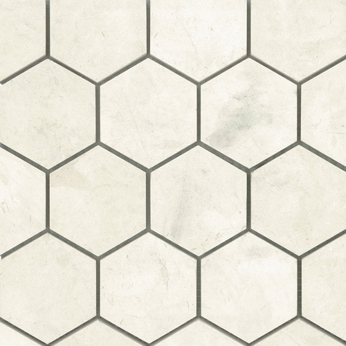 Chardonnay 3 Hex Honed tile