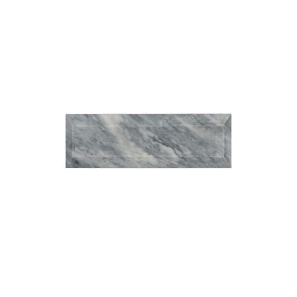 Italian Bardiglio 4x12 Beveled Honed tile