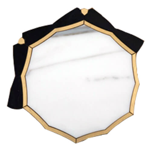 Cristallo 2 Waterjet Cal.Gold/Nero/Brass Polished tile