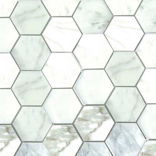 Calacatta Gold Calacata Gold 3 Hex Polished tile