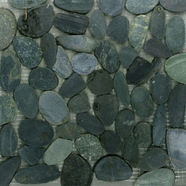 River Rock Dark Green Honed tile