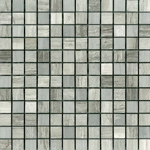 Driftwood White/Grey 1x1 Honed tile