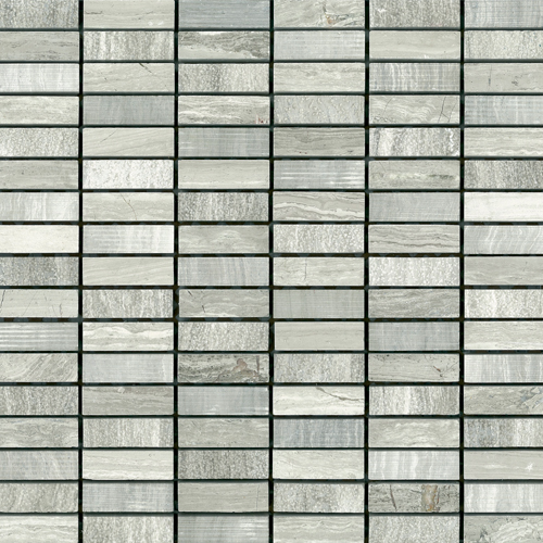 Driftwood White/Grey 5/8x2 Multi-Texture tile